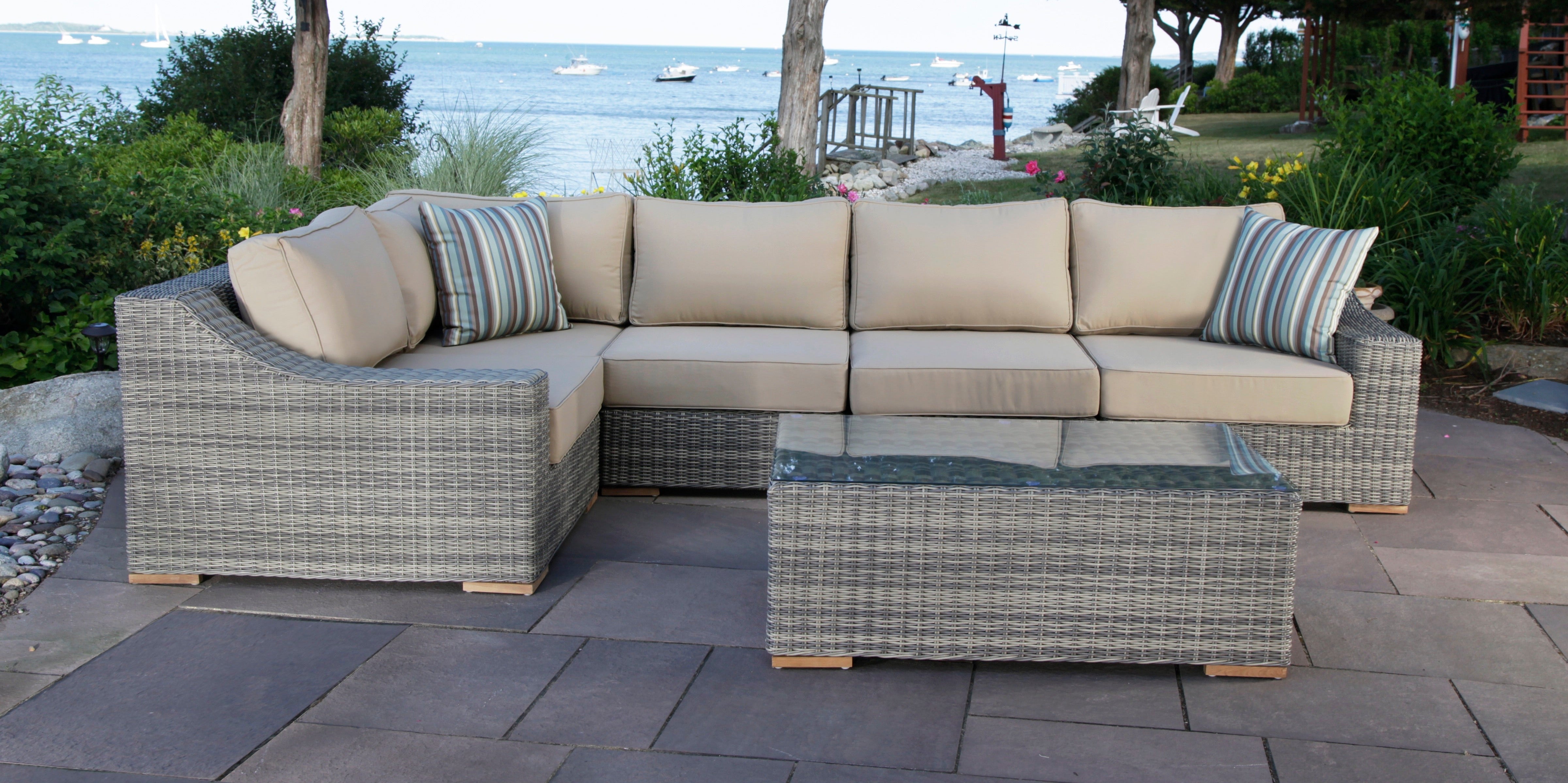 Corsica Outdoor Sectional with Extender