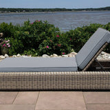 Corsica Outdoor Lounge Chair - Sunbrella Cast Slate