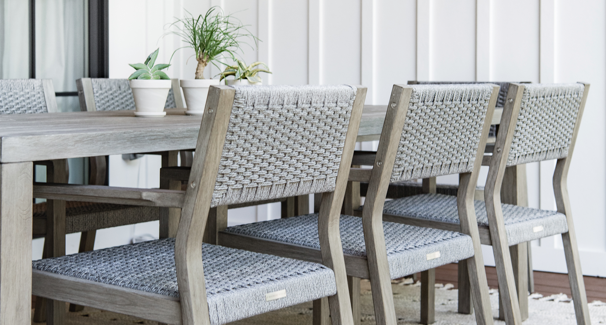 outdoor sectional dining set