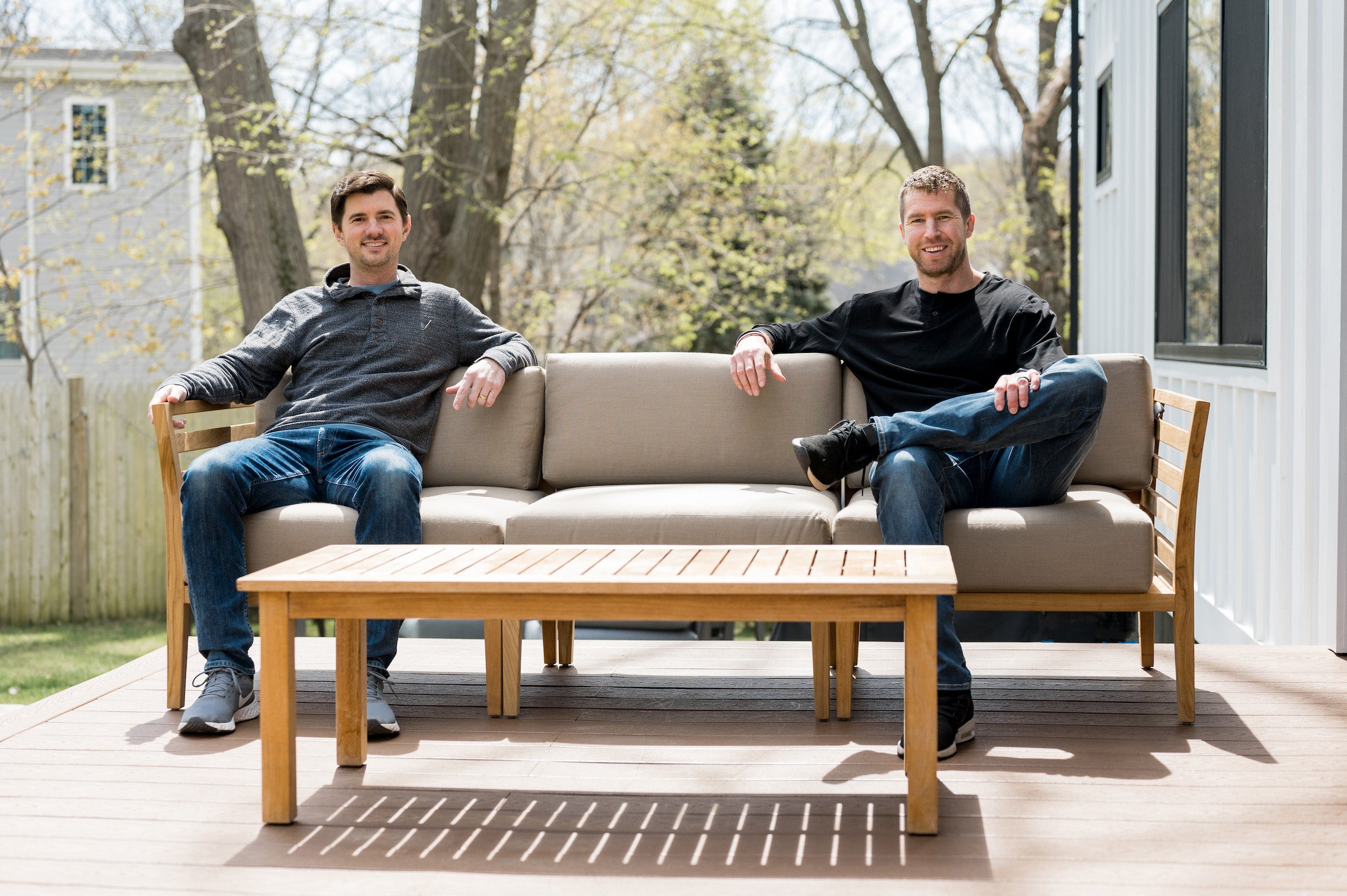 Outdoor Furniture Company Co-Founders Tim and Brady on Bali Outdoor Sofa