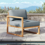 Pacific Teak Outdoor Sectional Set