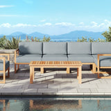 Pacific Teak Outdoor Sectional Set