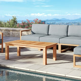Pacific Teak Outdoor Sofa Set