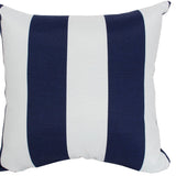 Outdoor Throw Pillow - Cabana Navy