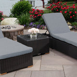 Salina lounge chair set - Sunbrella Cast Slate