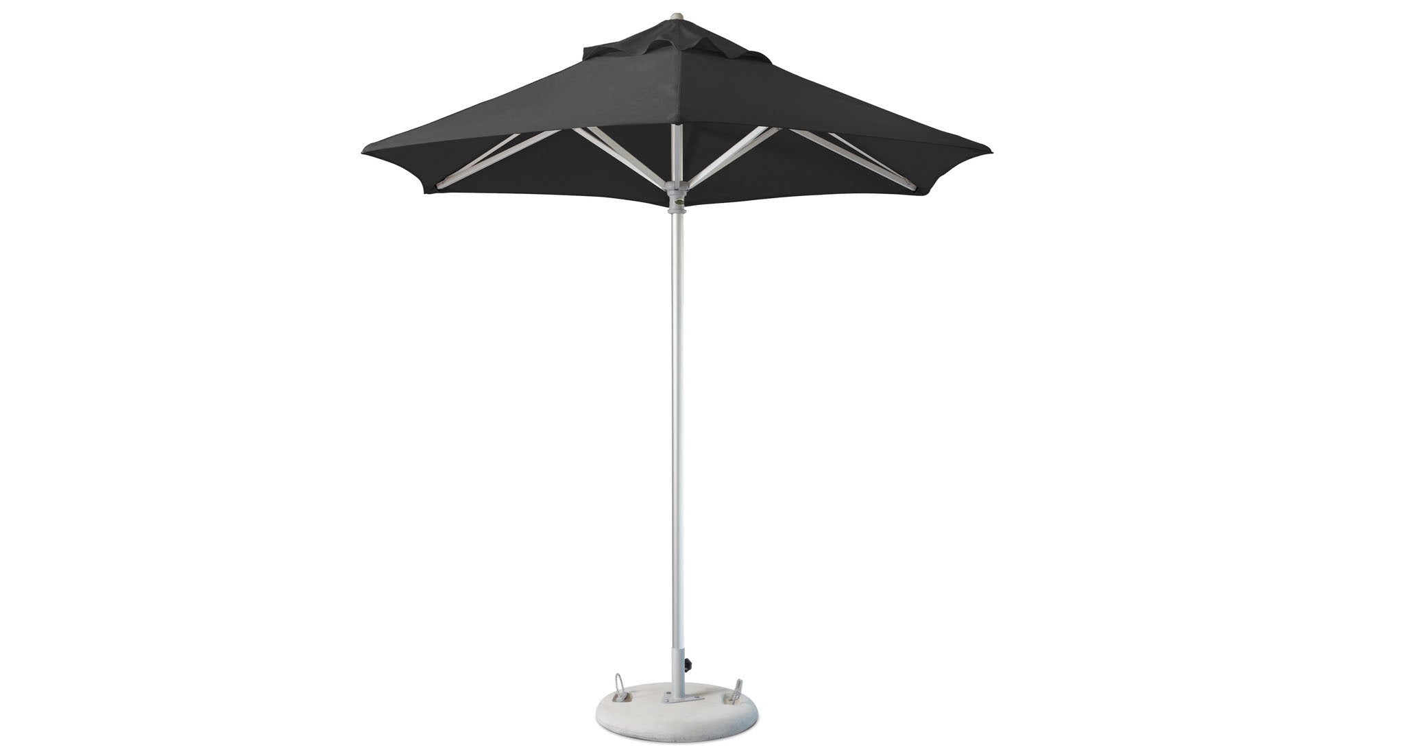 9 foot patio umbrella with base 9 Ft. Round Outdoor Umbrella with Base, Black / No Wheels