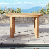 Capri Teak & Rope Outdoor Dining Set for 4