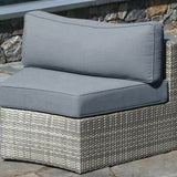Gray santorini couch piece - Sunbrella Cast Slate