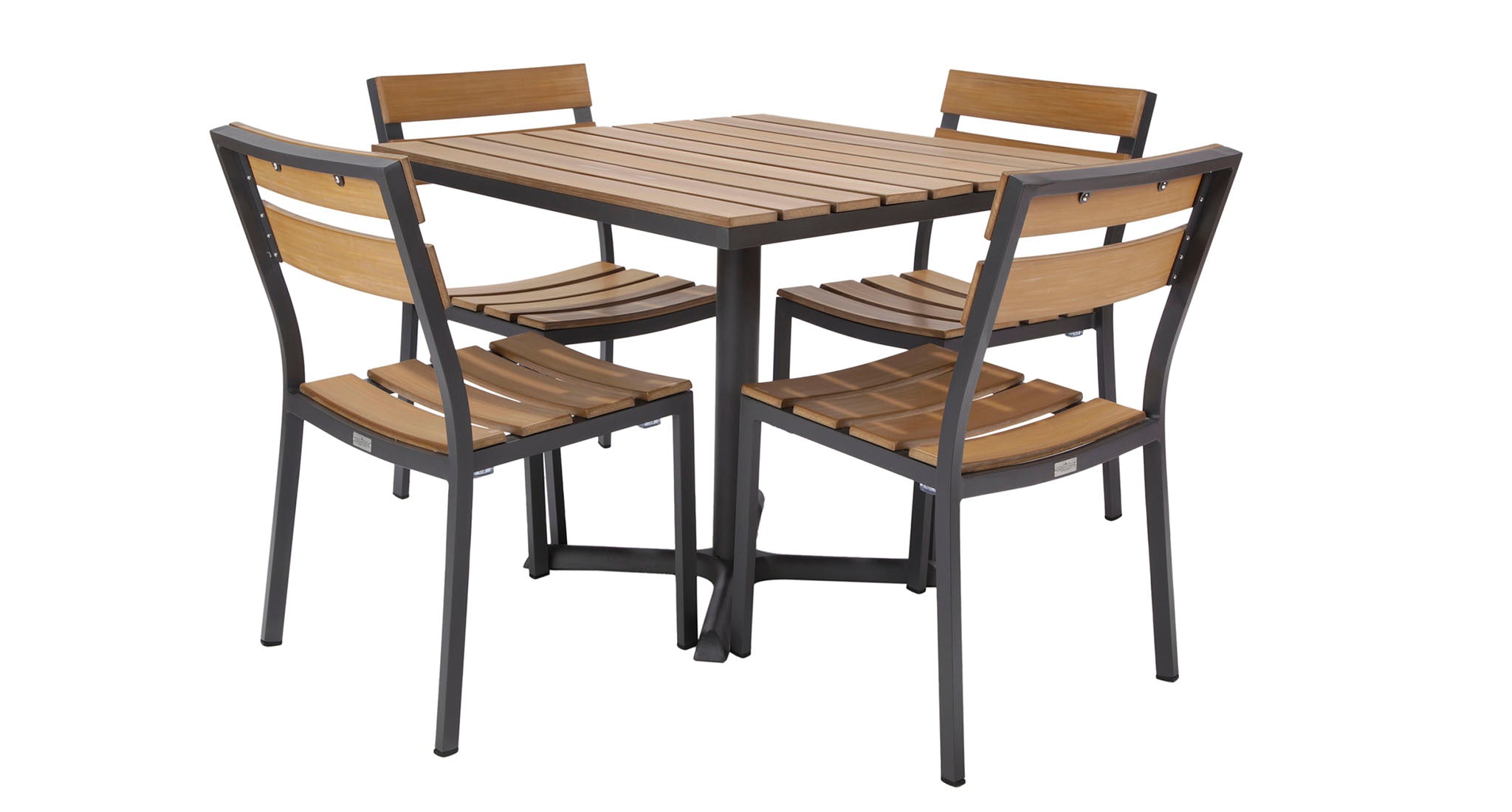 Asher outdoor 4 top dining set 