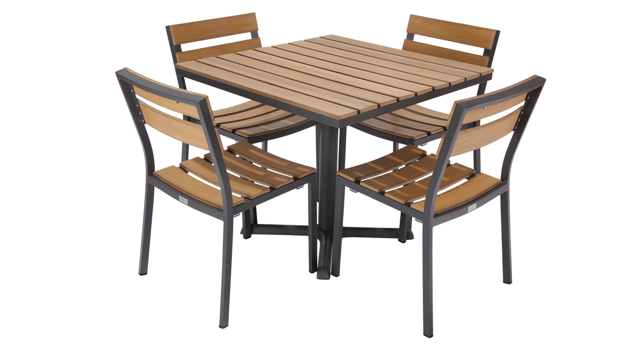 Asher outdoor 4 top dining set 2