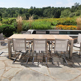 Bali outdoor dining set for 8