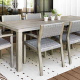 Fiji teak and rope dining set for 8 2