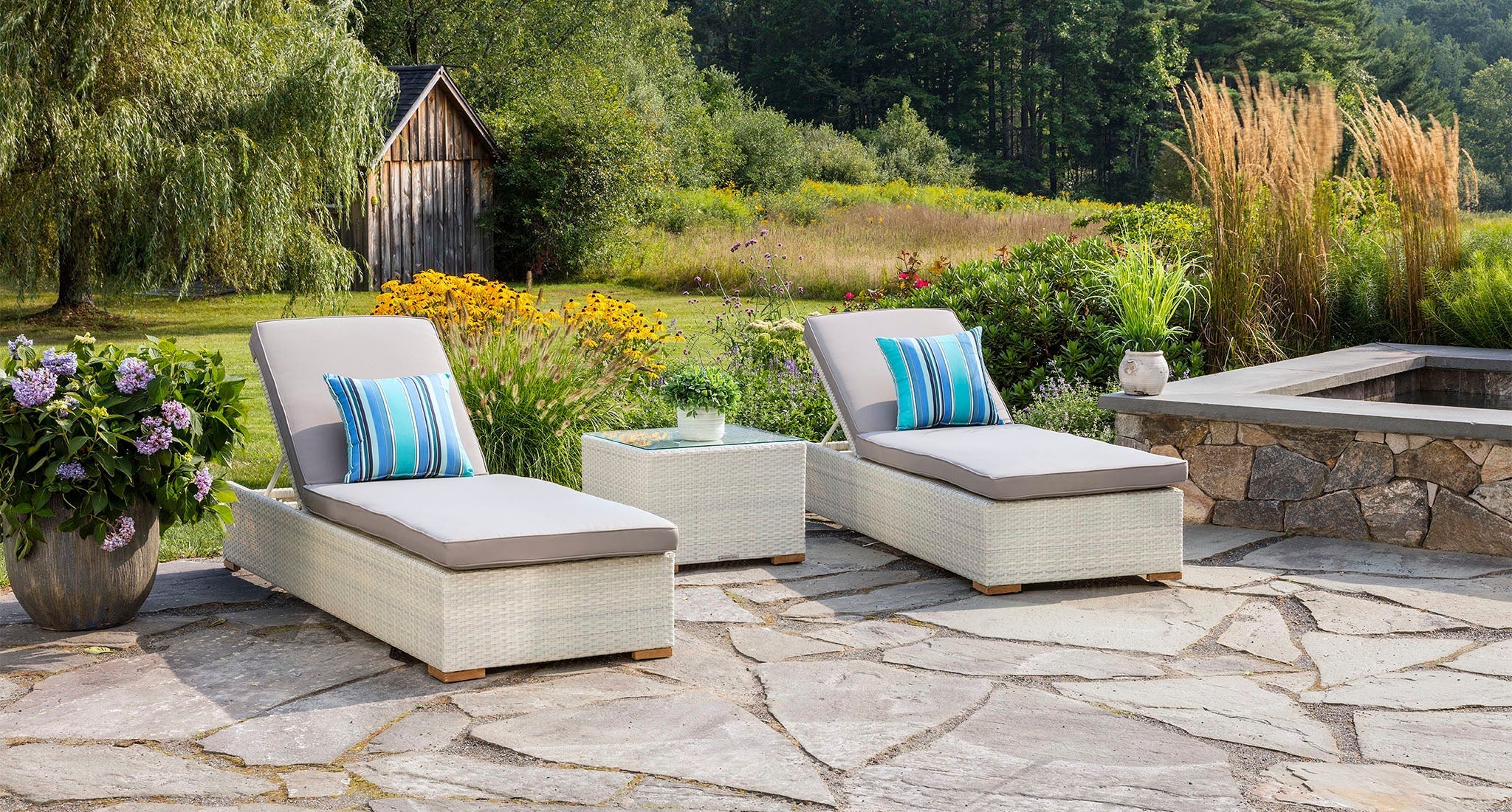 Mykonos Lounge Chair Set