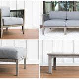 Fiji Teak & Rope Outdoor Sofa Set