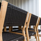Malibu Teak & Rope Outdoor Dining Chair