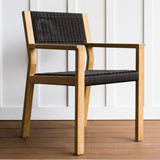 Malibu Teak & Rope Outdoor Dining Chair