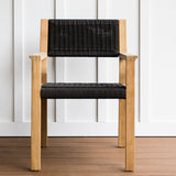 Malibu Teak & Rope Outdoor Dining Chair