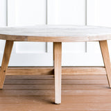 santorini teak coffee table