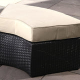 Santorini ottoman - Sunbrella Spectrum Mushroom