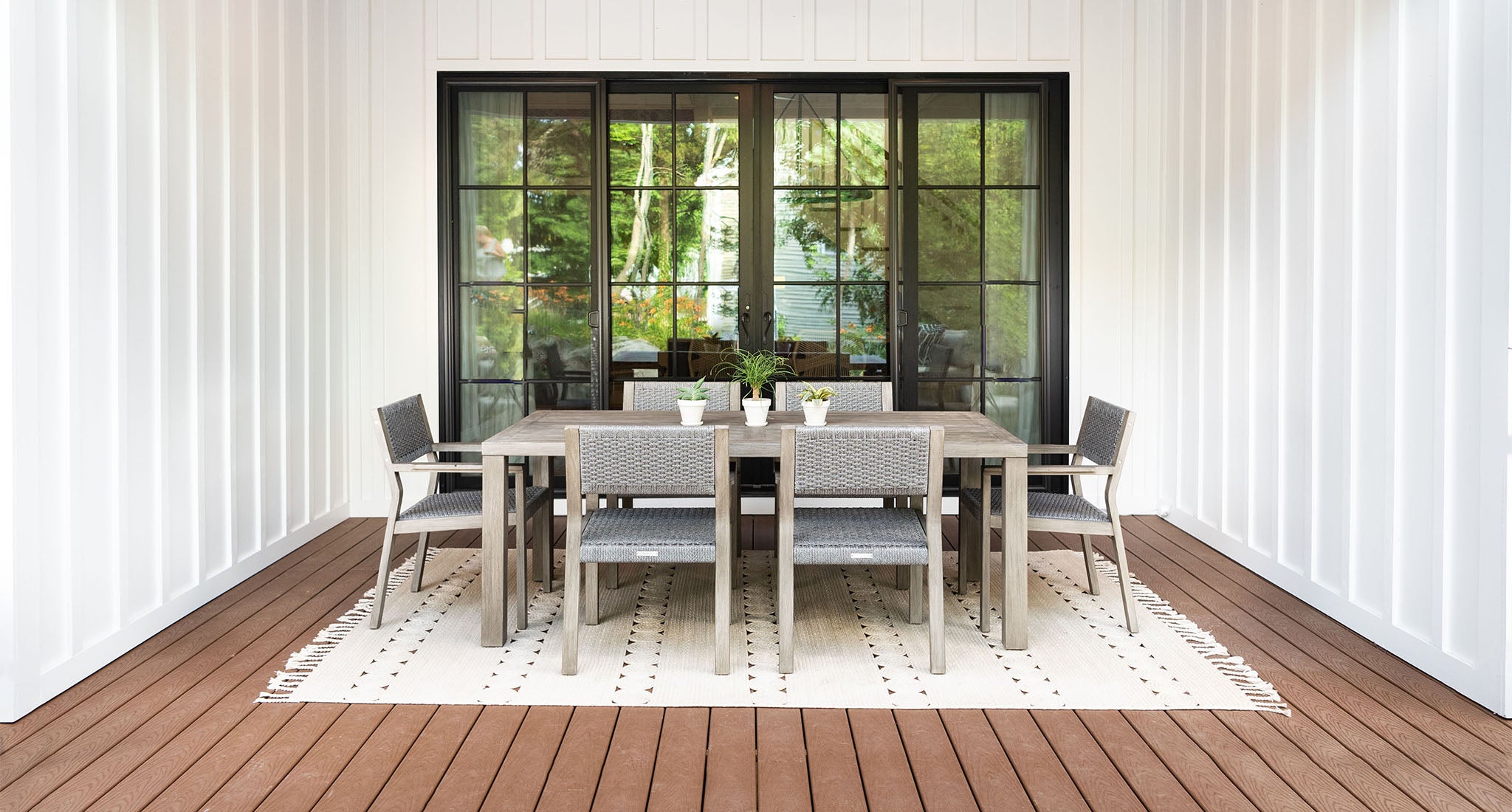 teak dining setting