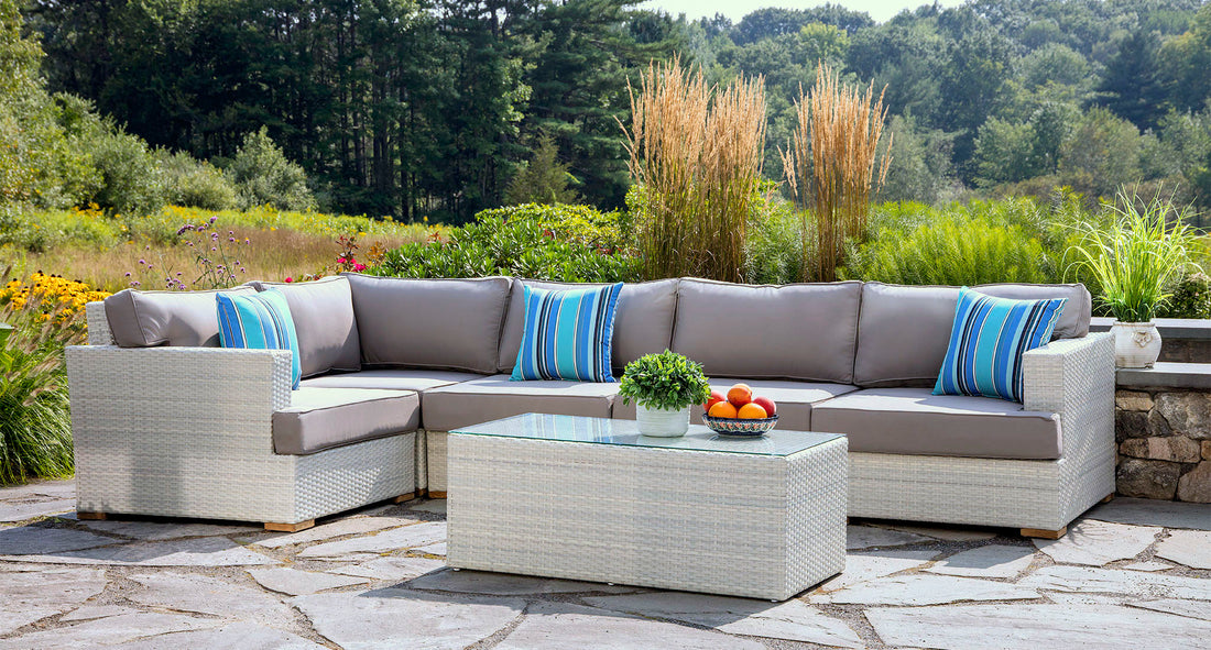 outdoor wicker patio furniture ideas