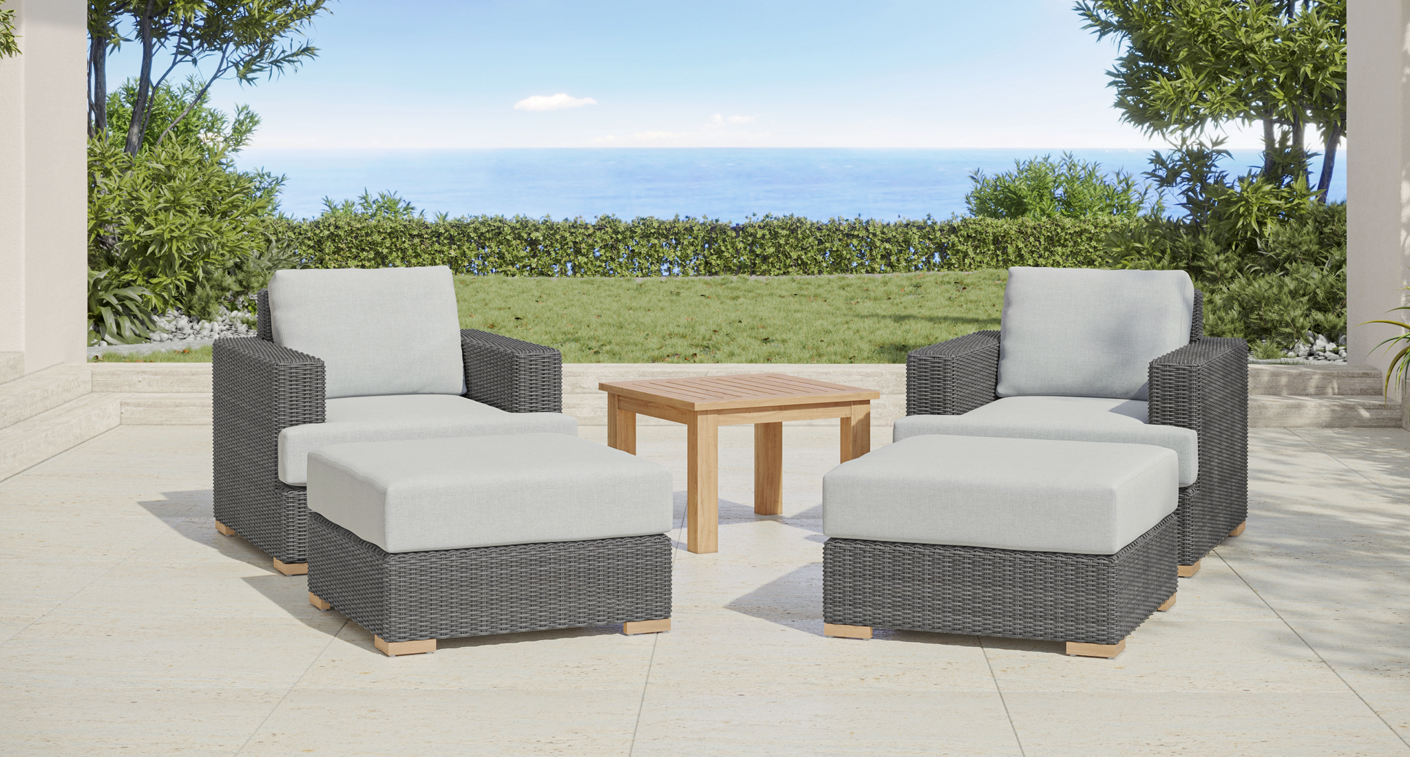 Amalfi Outdoor Club Chair Set