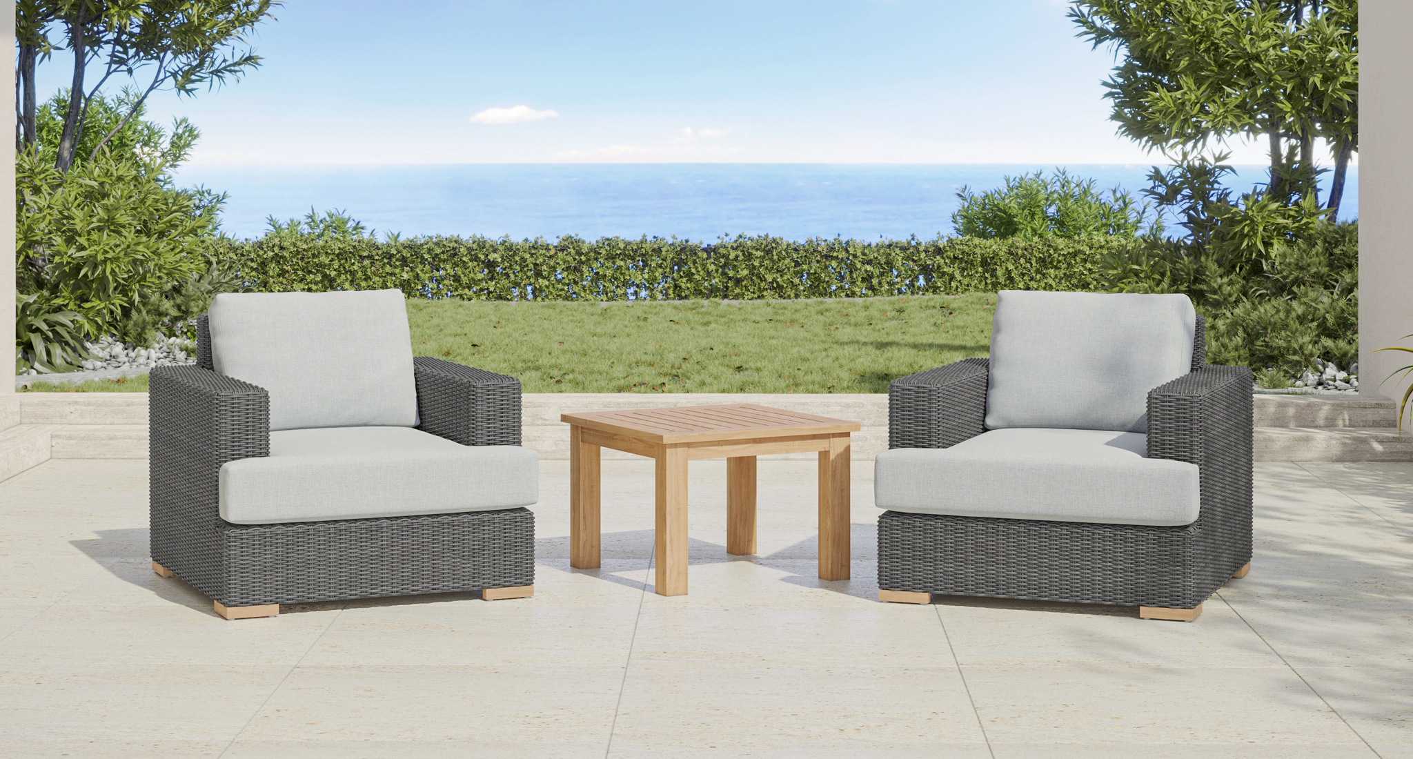 Amalfi Outdoor Club Chair Set