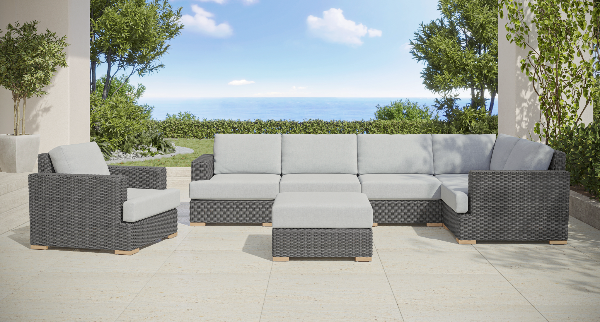 Amalfi Outdoor Sectional Set