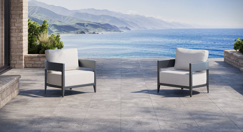 Atlantic Aluminum Outdoor Club Chair Set