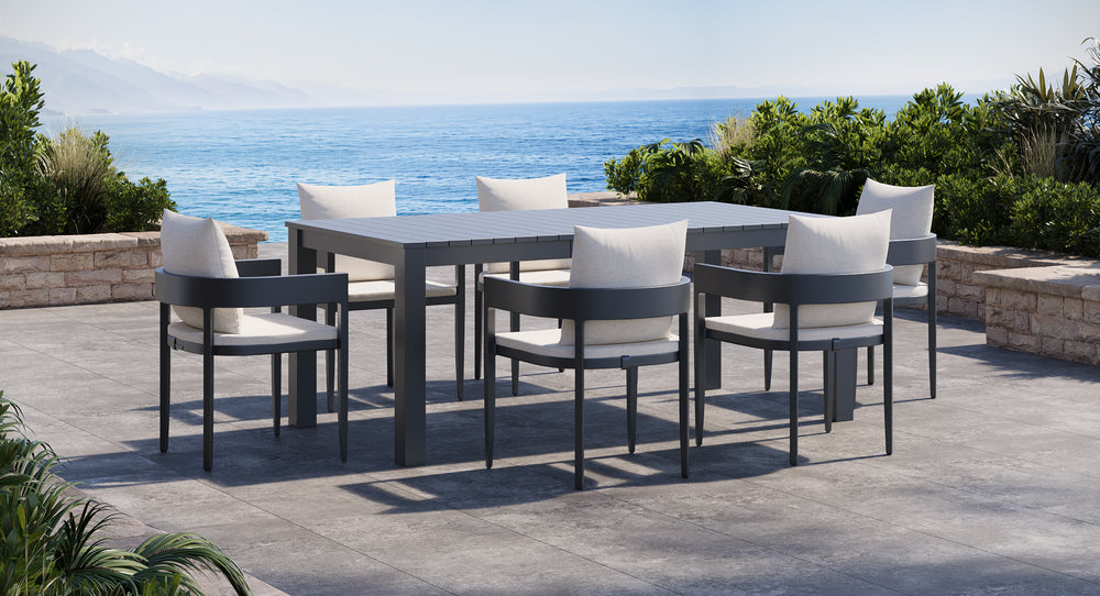 Atlantic Aluminum Outdoor Dining Set for 6