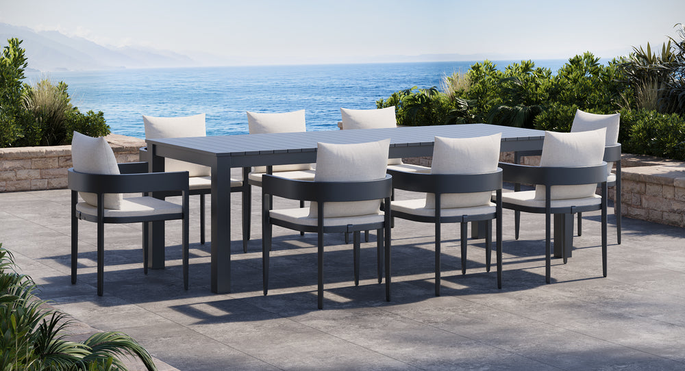 Atlantic Aluminum Outdoor Dining Set for 8