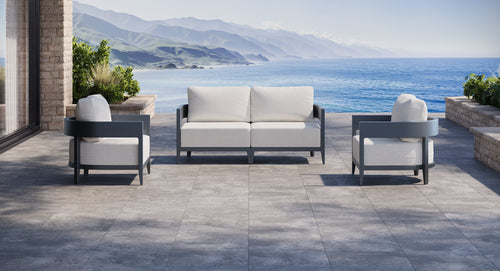 Atlantic Aluminum Outdoor Loveseat & Club Chair Set