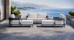 Atlantic Aluminum Outdoor Loveseat & Club Chair Set