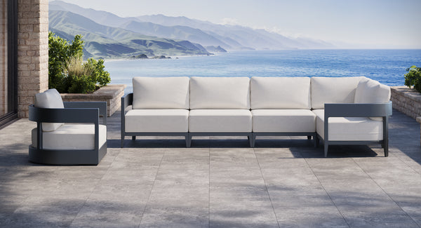 Atlantic Aluminum Outdoor Sectional Set