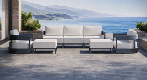 Atlantic Aluminum Outdoor Sofa & Club Chair Set