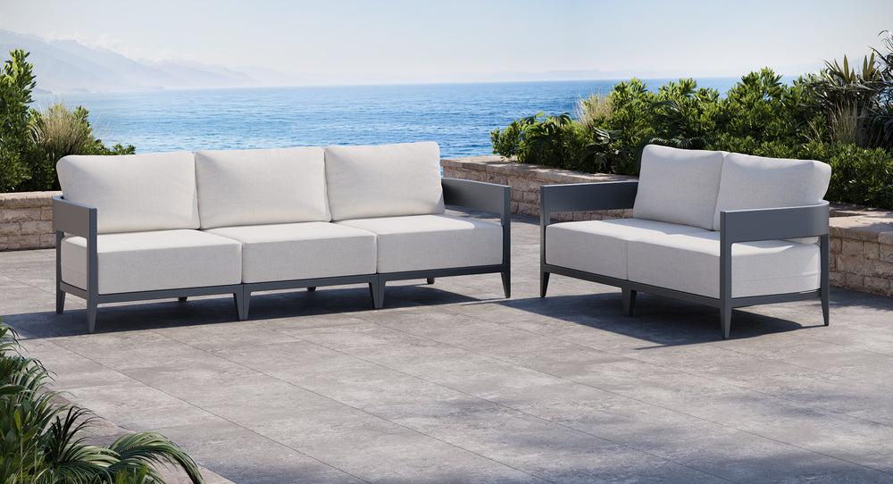 Atlantic Aluminum Outdoor Sofa & Loveseat Set