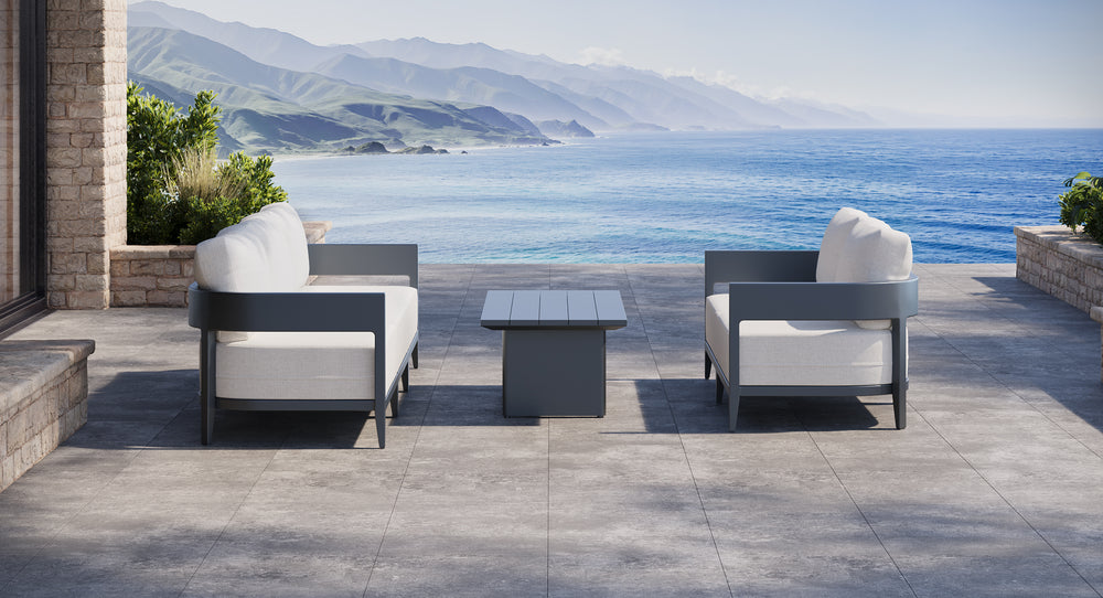Atlantic Aluminum Outdoor Sofa & Loveseat Set