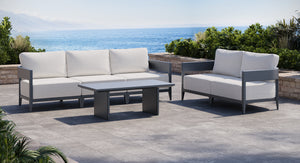 Atlantic Aluminum Outdoor Sofa & Loveseat Set
