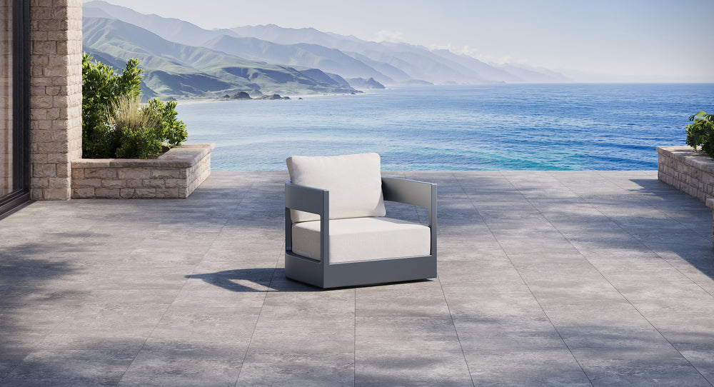 Atlantic Aluminum Outdoor Swivel Club Chair