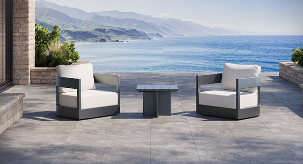 Atlantic Aluminum Outdoor Club Chair Set