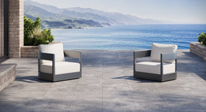 Atlantic Aluminum Outdoor Club Chair Set