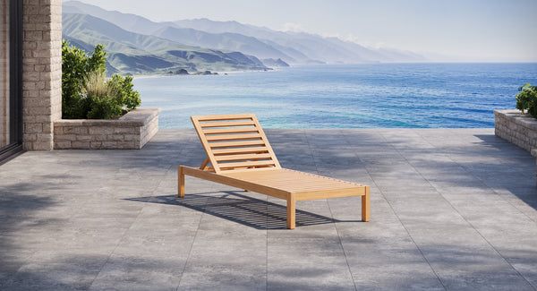 Bali outdoor lounge chair frame without cushion