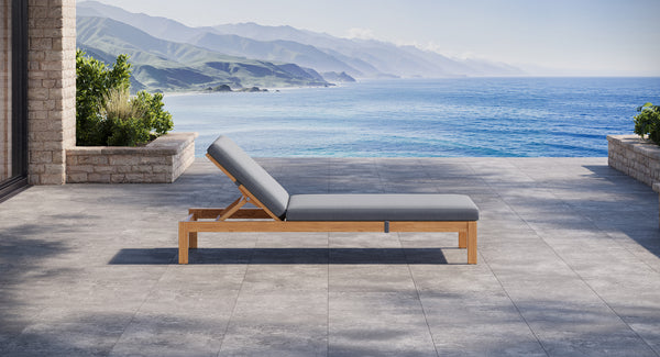 Pacific Teak Outdoor Lounge Chair