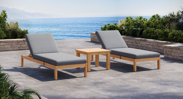 Bali Teak Outdoor Lounge Chair Set