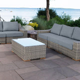 Corsica sofa and loveseat 2 - Sunbrella Cast Slate