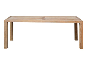 Bali Teak & Mesh Outdoor Dining Set for 6