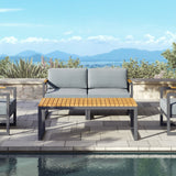 Pacific Aluminum Outdoor Loveseat & Club Chair Set