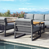Pacific Aluminum Outdoor Sofa & Club Chair Set