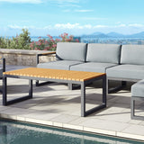 Pacific Aluminum Outdoor Sofa Set
