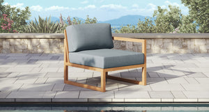 Pacific Teak Outdoor Sofa Set